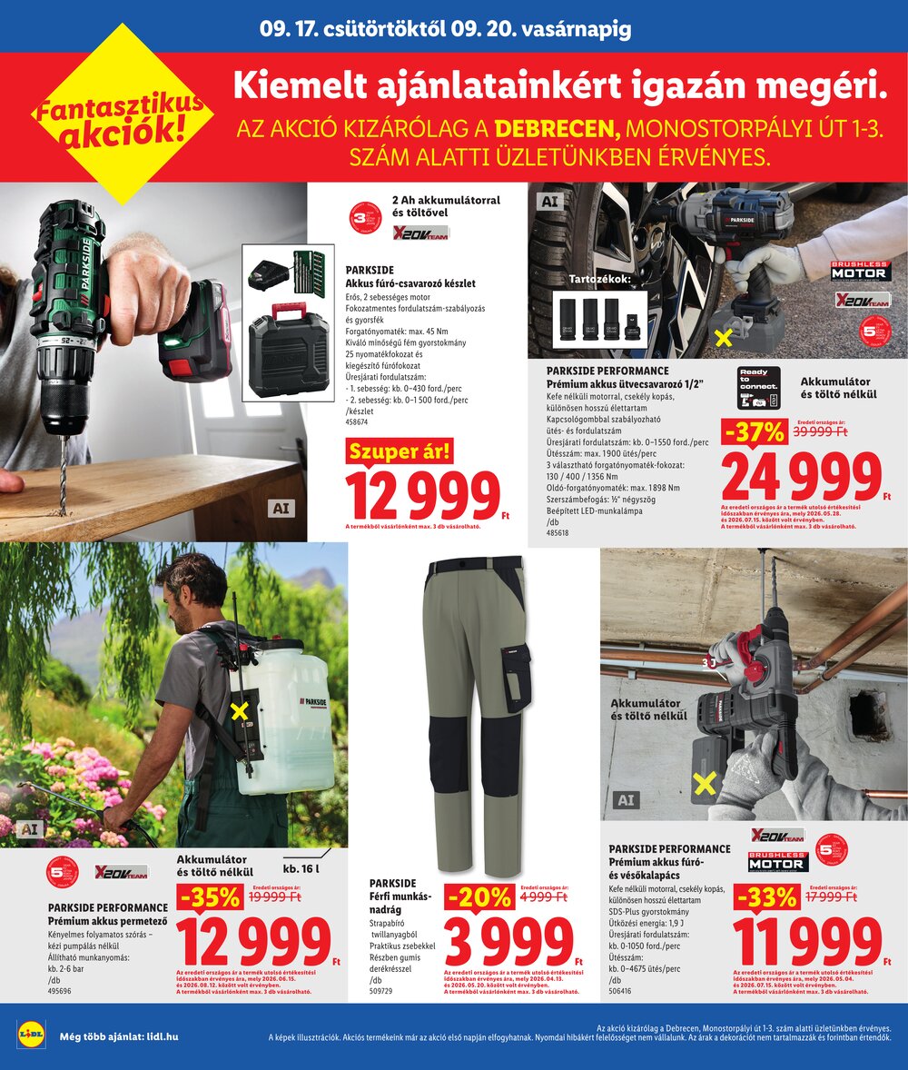 Lidl akciós újság 2026.09.17-től - 8. oldal.