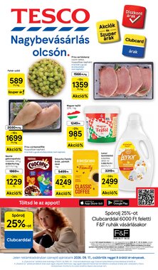 Tesco akciós újság 2026.09.17-től
