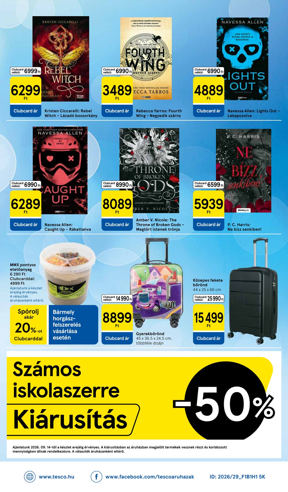 Tesco akciós újság 2026.09.17-től - 34. oldal.