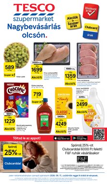 Tesco akciós újság 2026.09.17-től