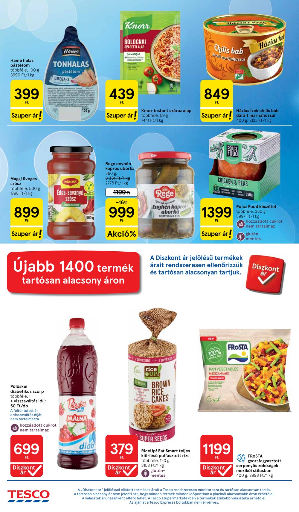 Tesco akciós újság 2026.09.17-től - 4. oldal.