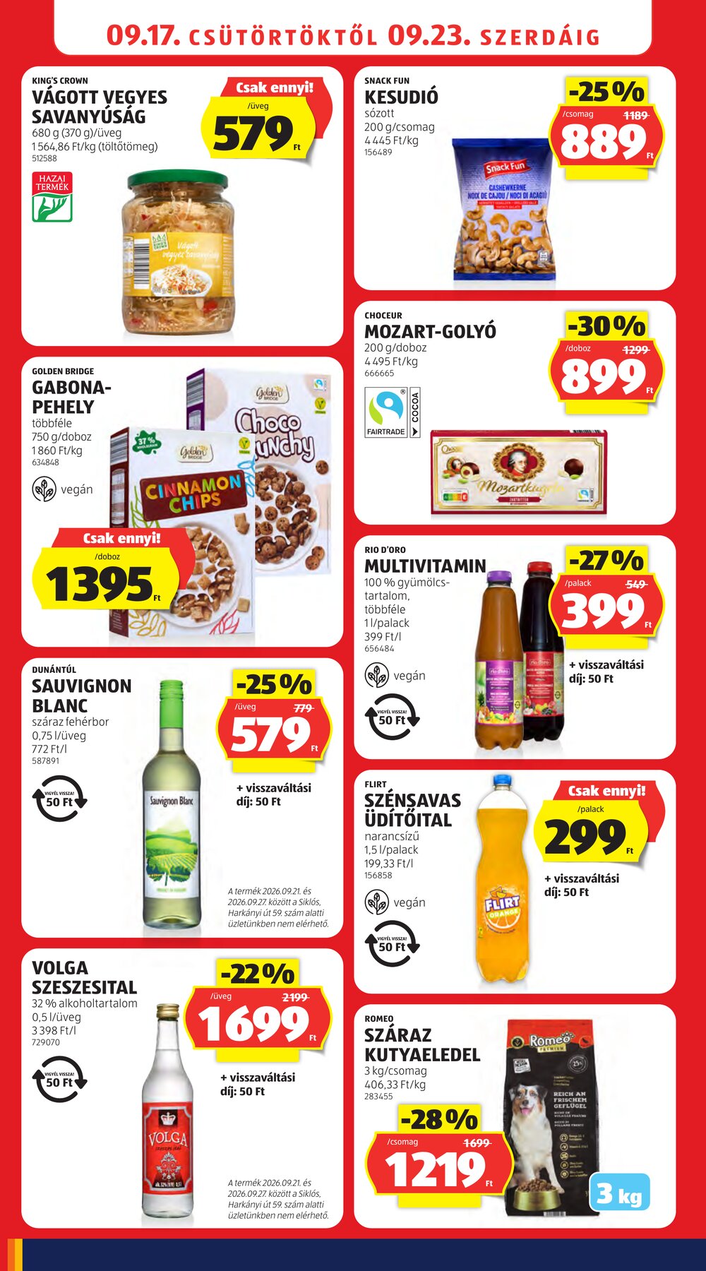 Aldi akciós újság 2026.09.17-től - 12. oldal.