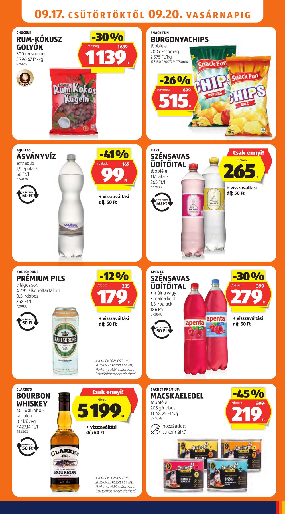 Aldi akciós újság 2026.09.17-től - 15. oldal.