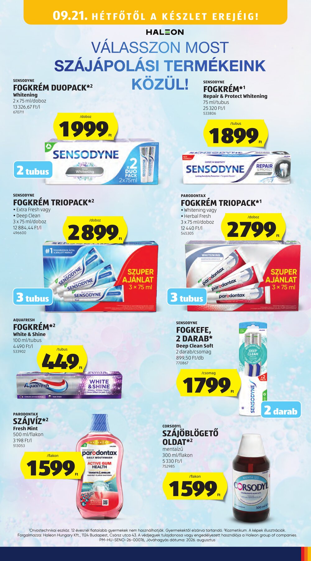 Aldi akciós újság 2026.09.17-től - 23. oldal.