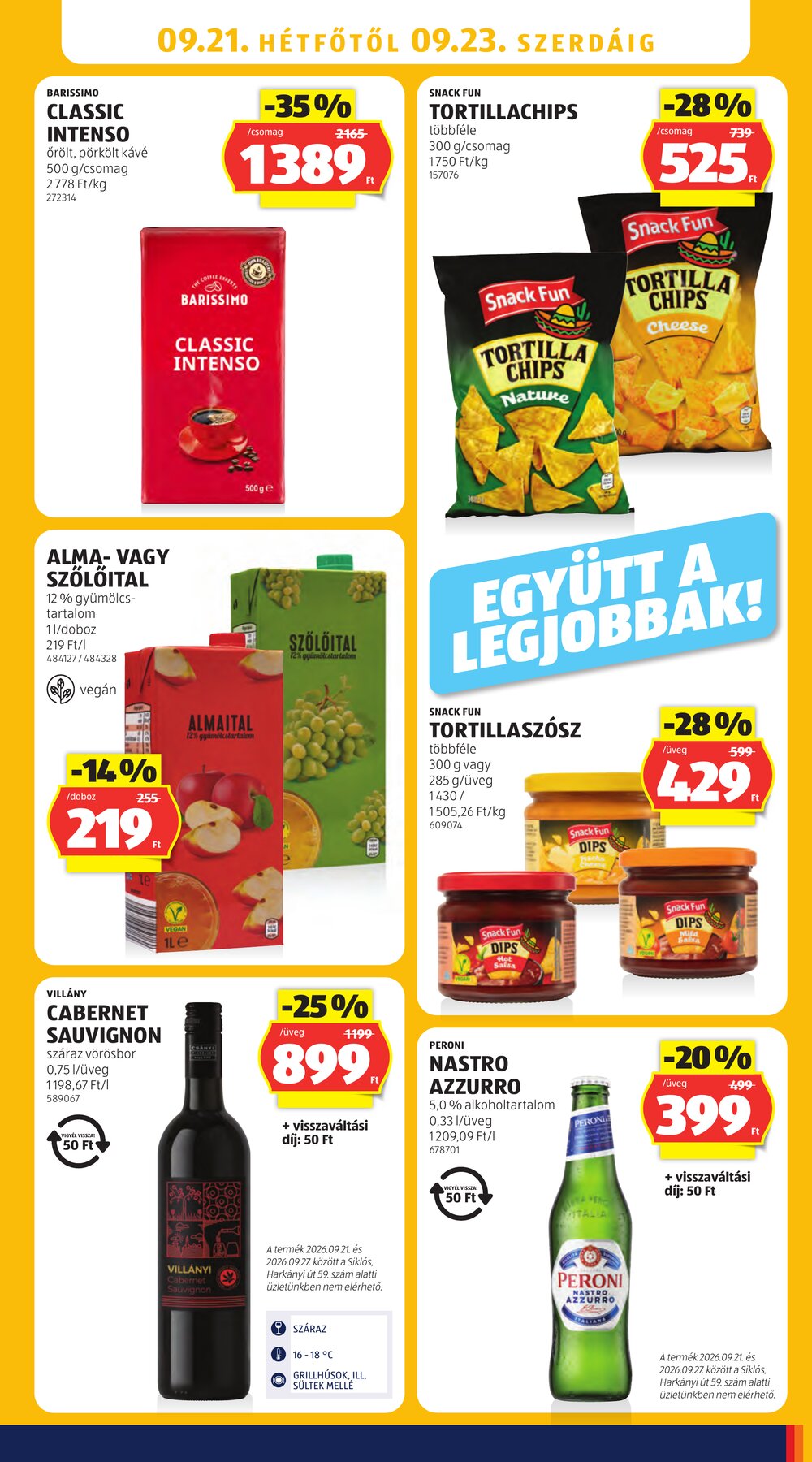 Aldi akciós újság 2026.09.17-től - 31. oldal.