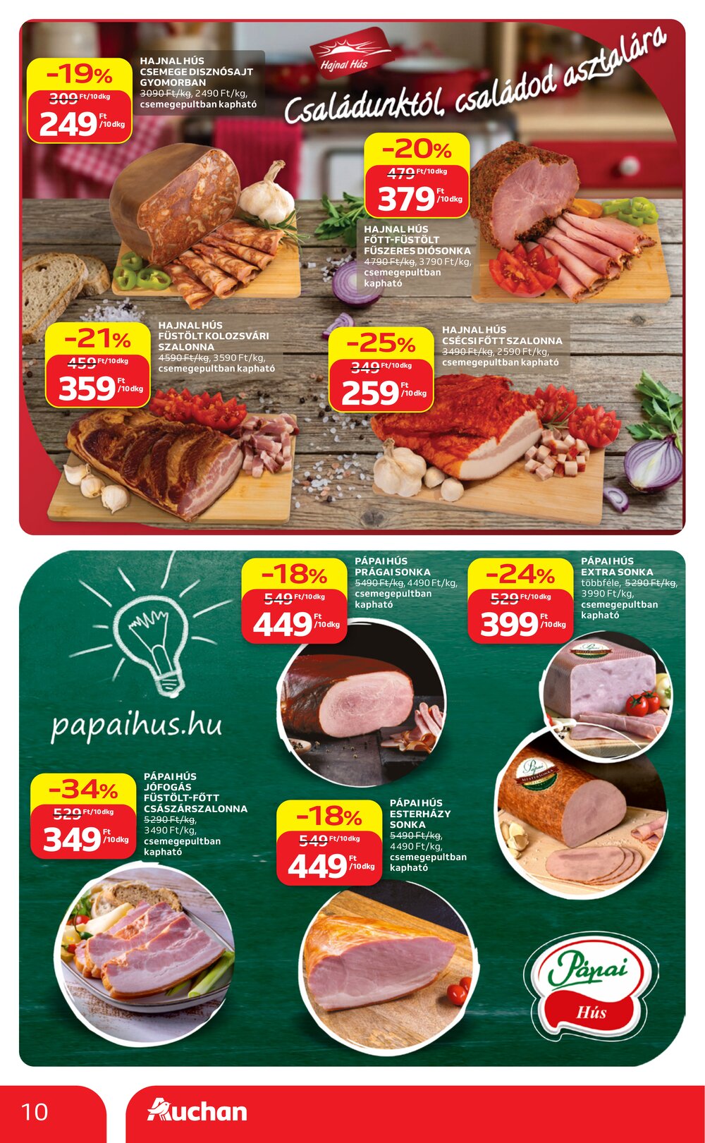 Auchan akciós újság 2026.09.17-től - 10. oldal.