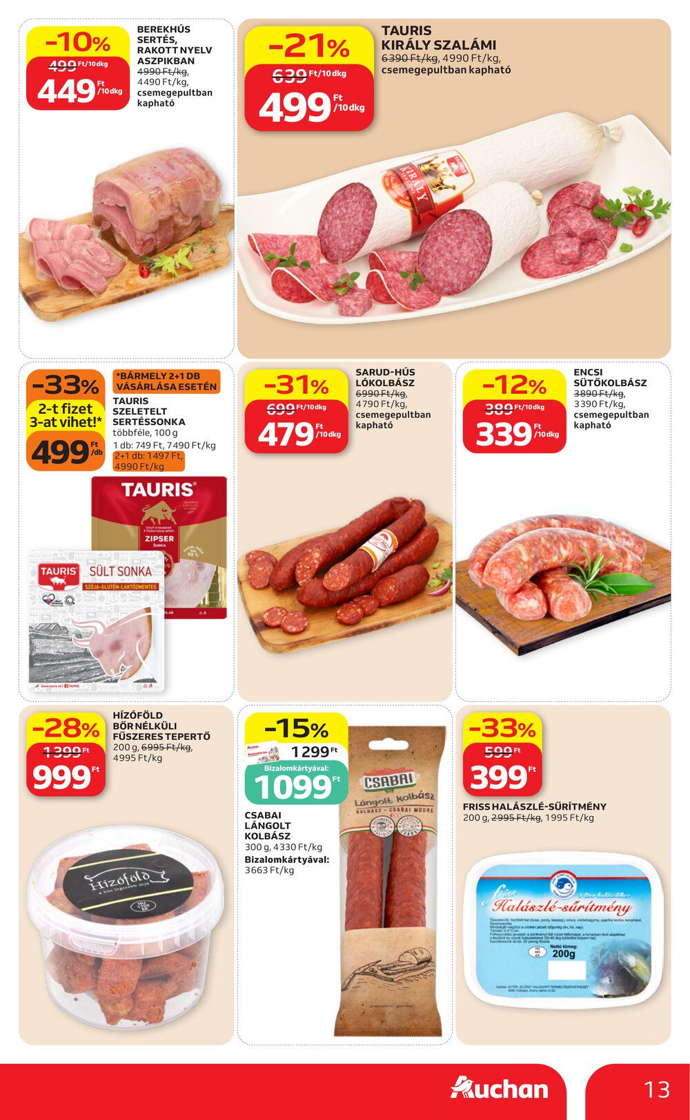 Auchan akciós újság 2026.09.17-től - 13. oldal.