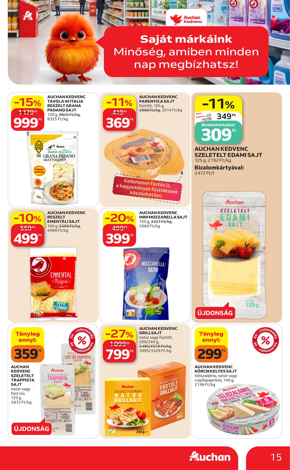 Auchan akciós újság 2026.09.17-től - 15. oldal.
