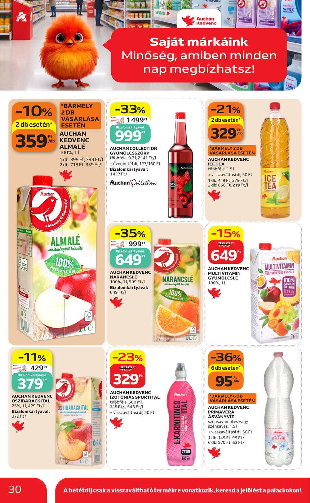 Auchan akciós újság 2026.09.17-től - 30. oldal.