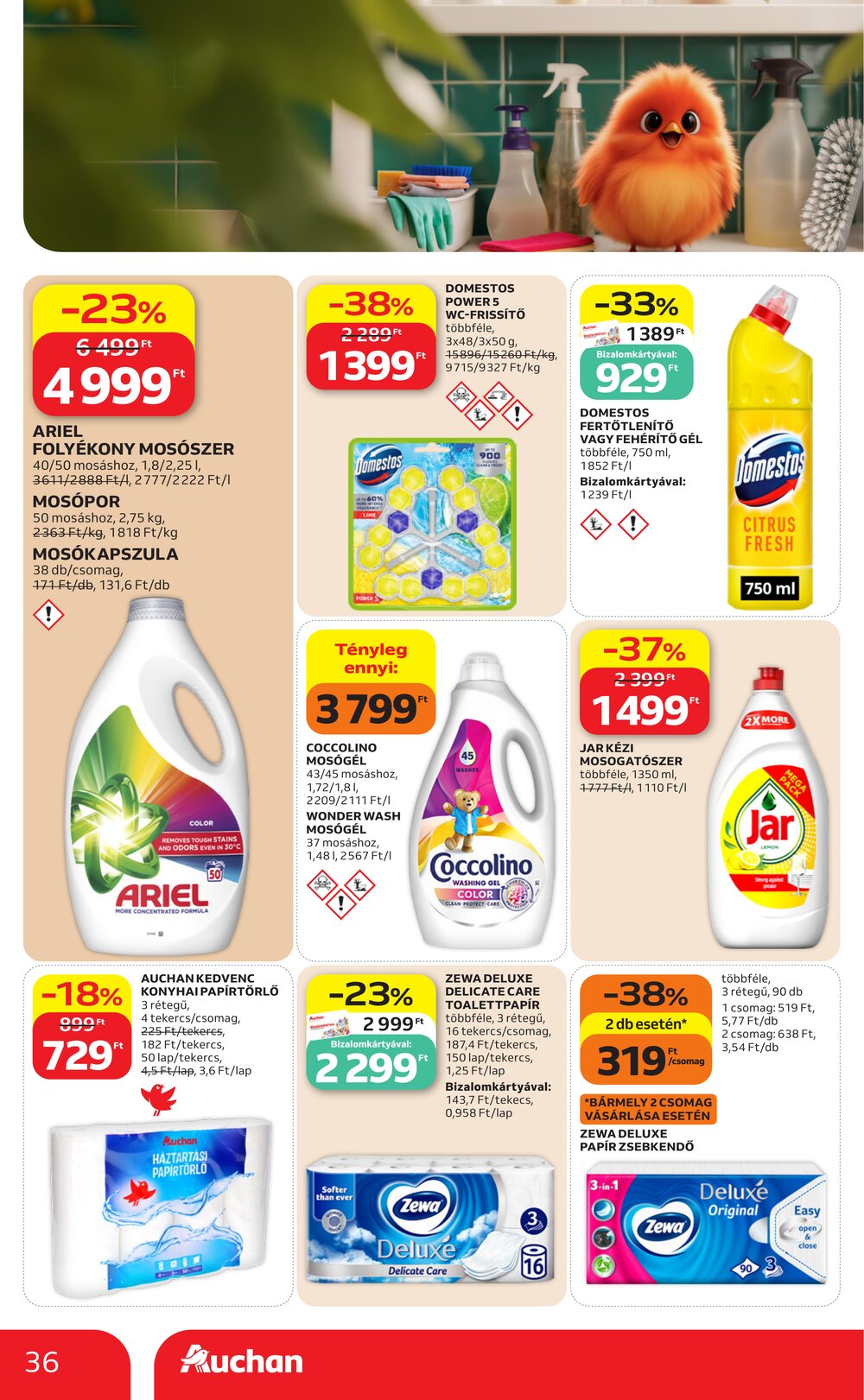 Auchan akciós újság 2026.09.17-től - 36. oldal.