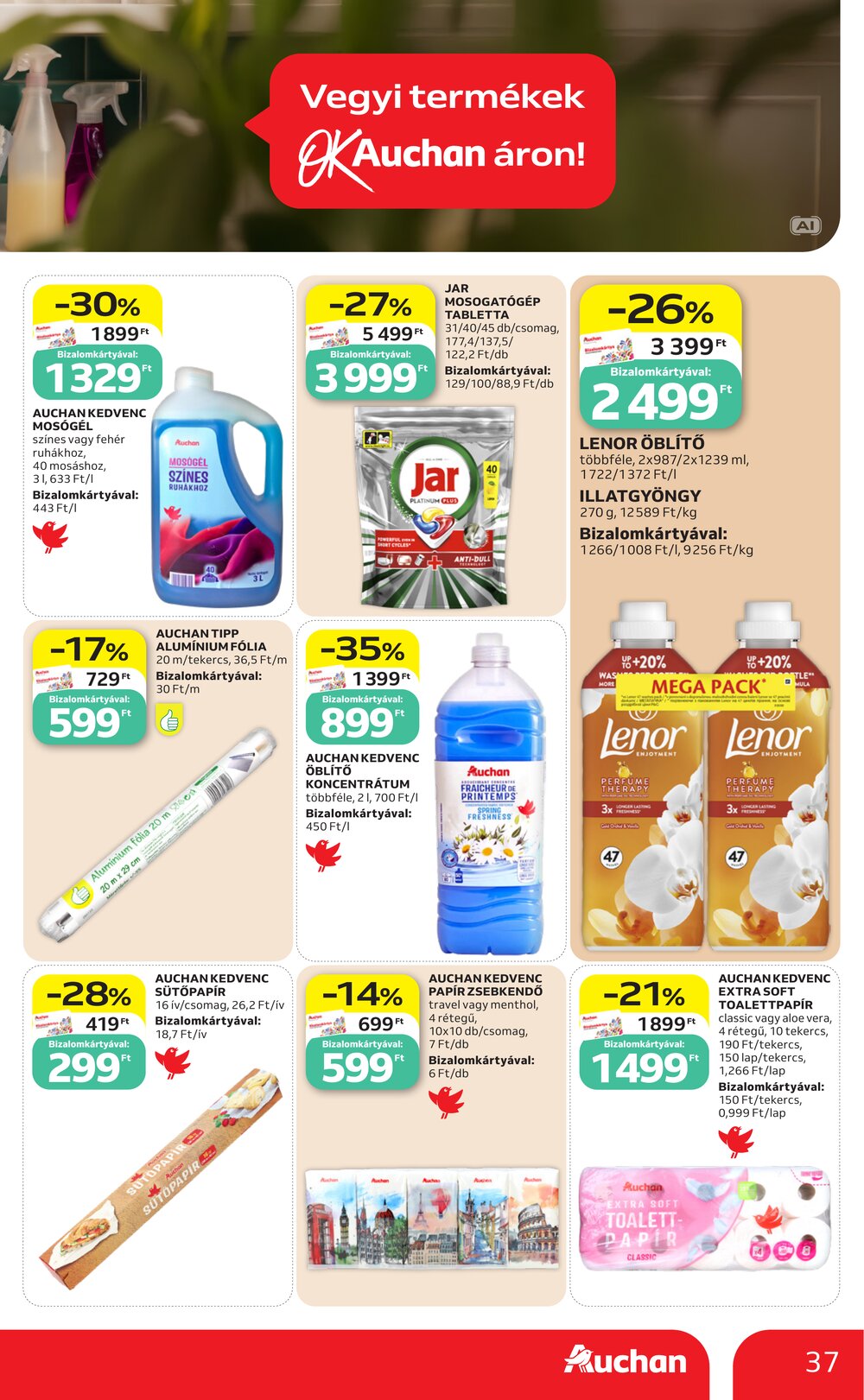 Auchan akciós újság 2026.09.17-től - 37. oldal.