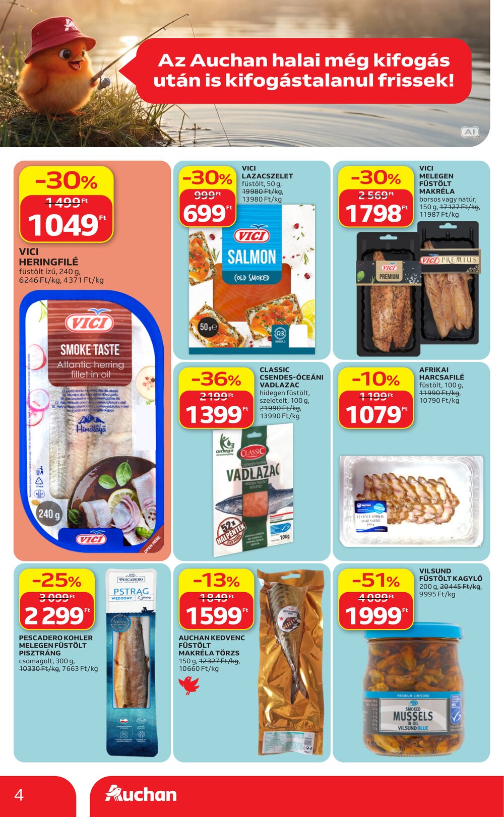 Auchan akciós újság 2026.09.17-től - 4. oldal.
