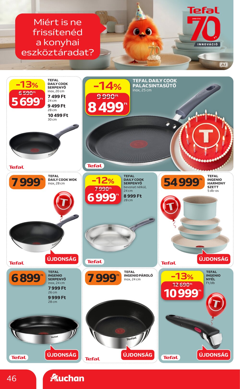 Auchan akciós újság 2026.09.17-től - 46. oldal.