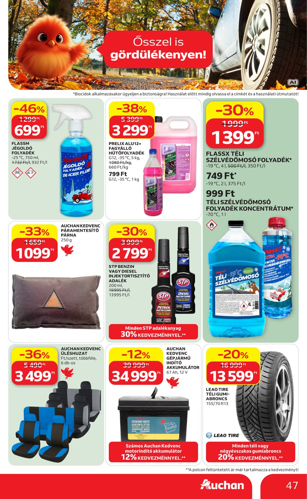 Auchan akciós újság 2026.09.17-től - 47. oldal.