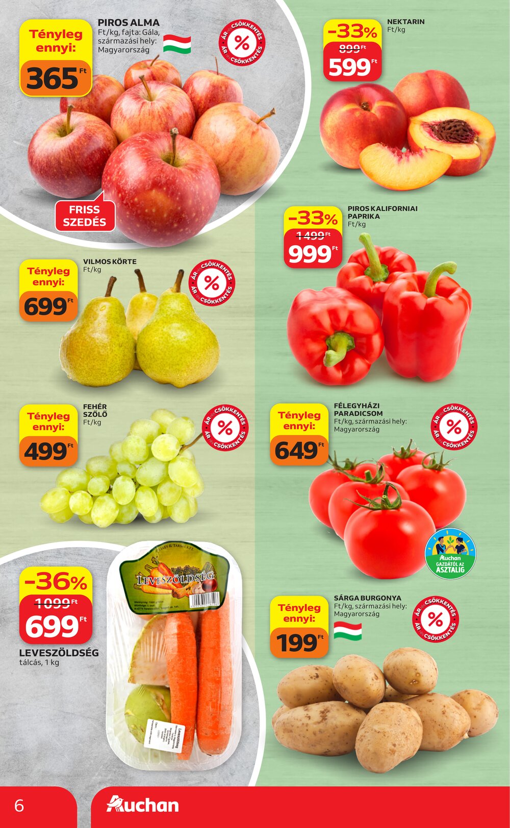 Auchan akciós újság 2026.09.17-től - 6. oldal.