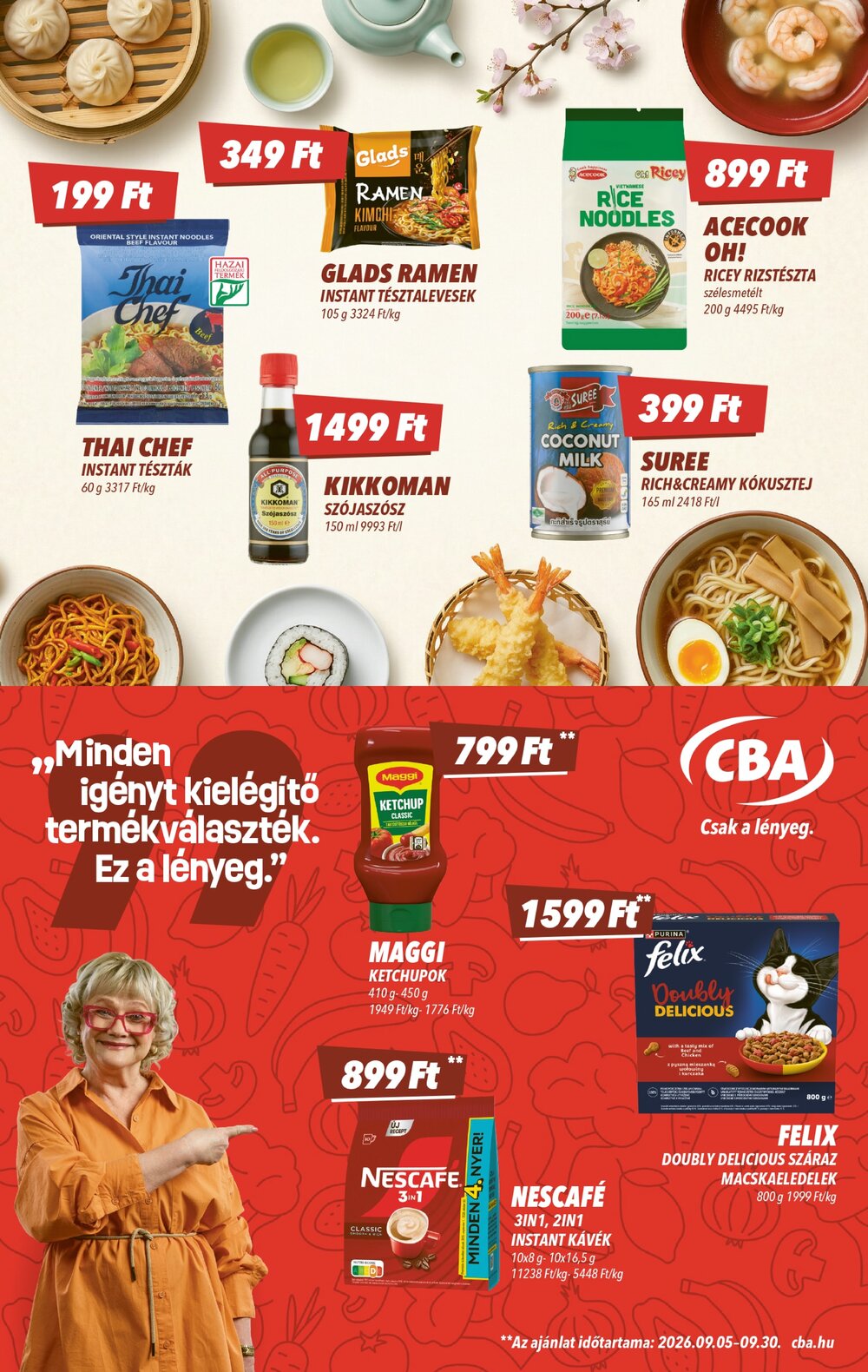 CBA akciós újság 2026.09.17-től - 5. oldal.