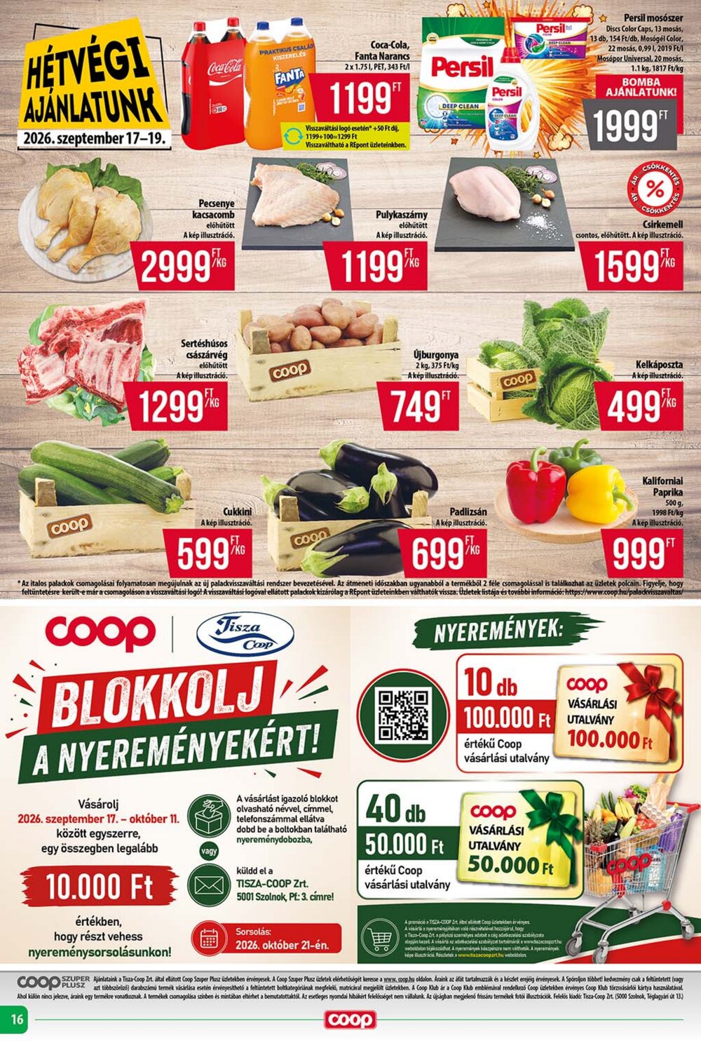 Coop akciós újság 2026.09.17-től - 16. oldal.