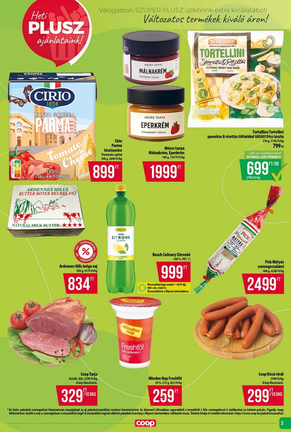 Coop akciós újság 2026.09.17-től - 3. oldal.