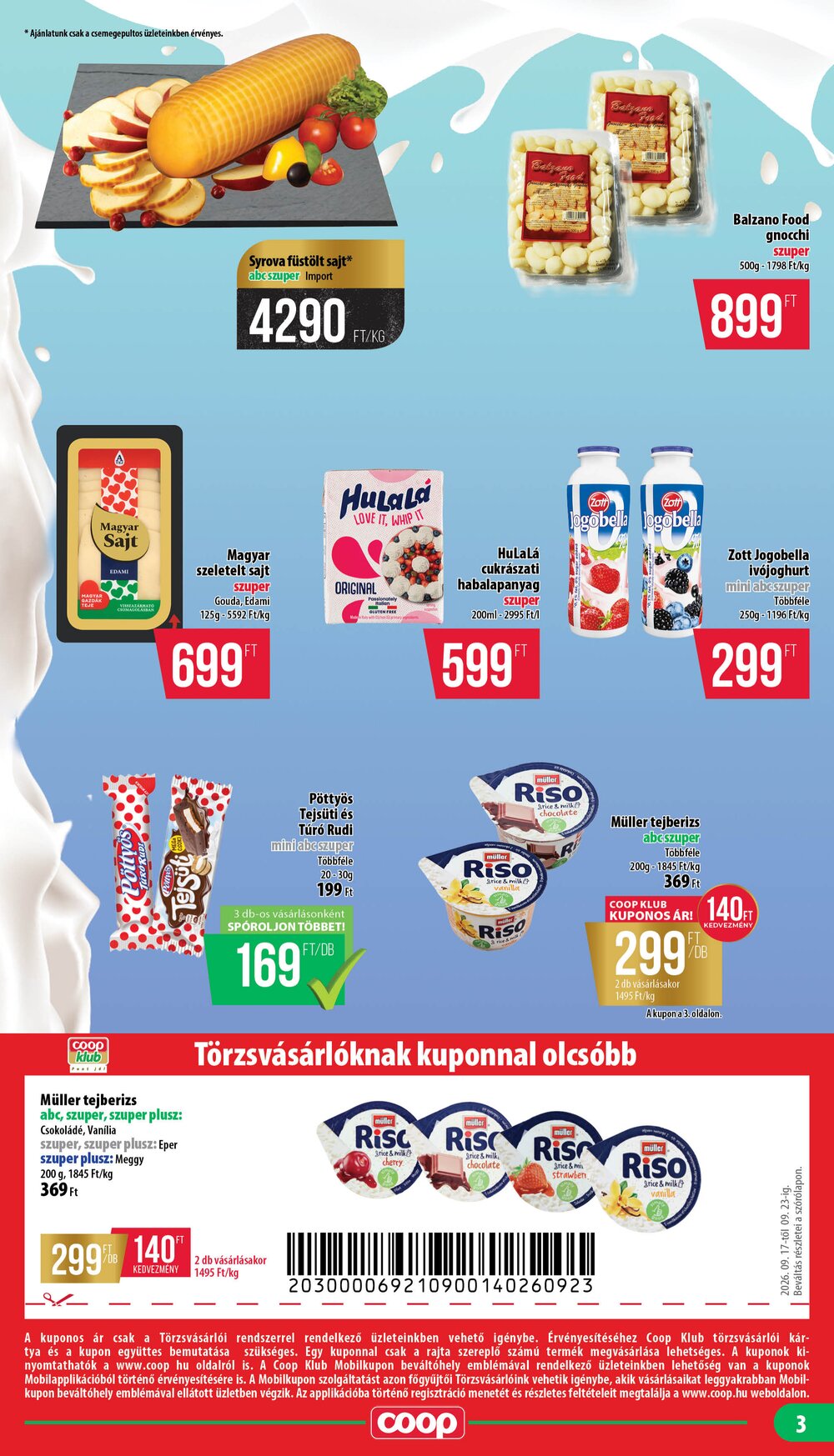 Coop akciós újság 2026.09.17-től - 3. oldal.