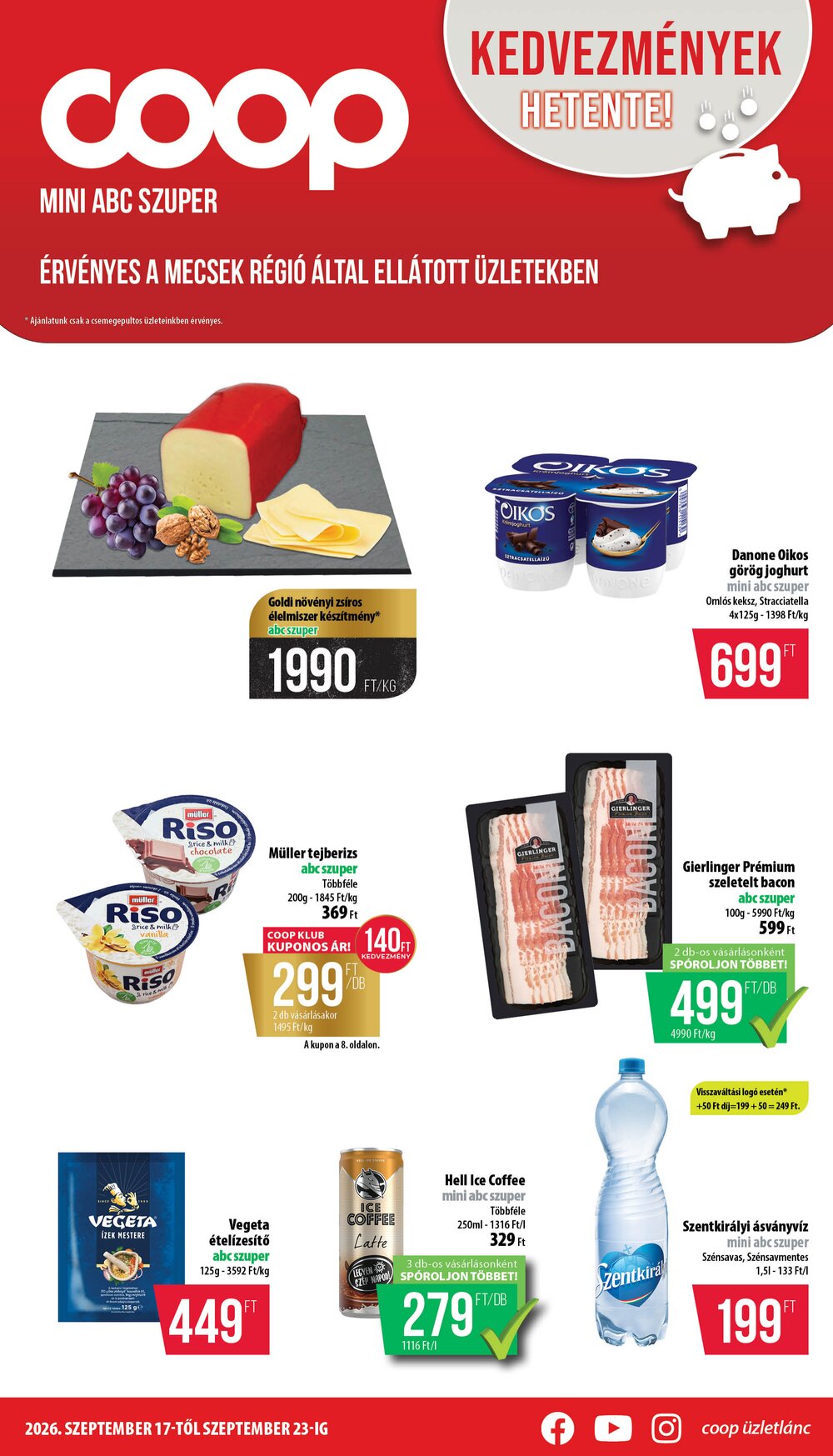 Coop akciós újság 2026.09.17-től - 1. oldal.