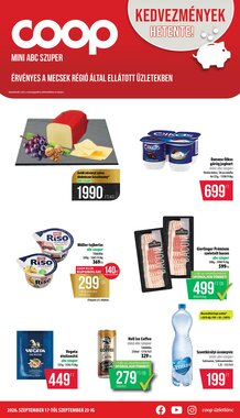 Coop akciós újság 2026.09.17-től