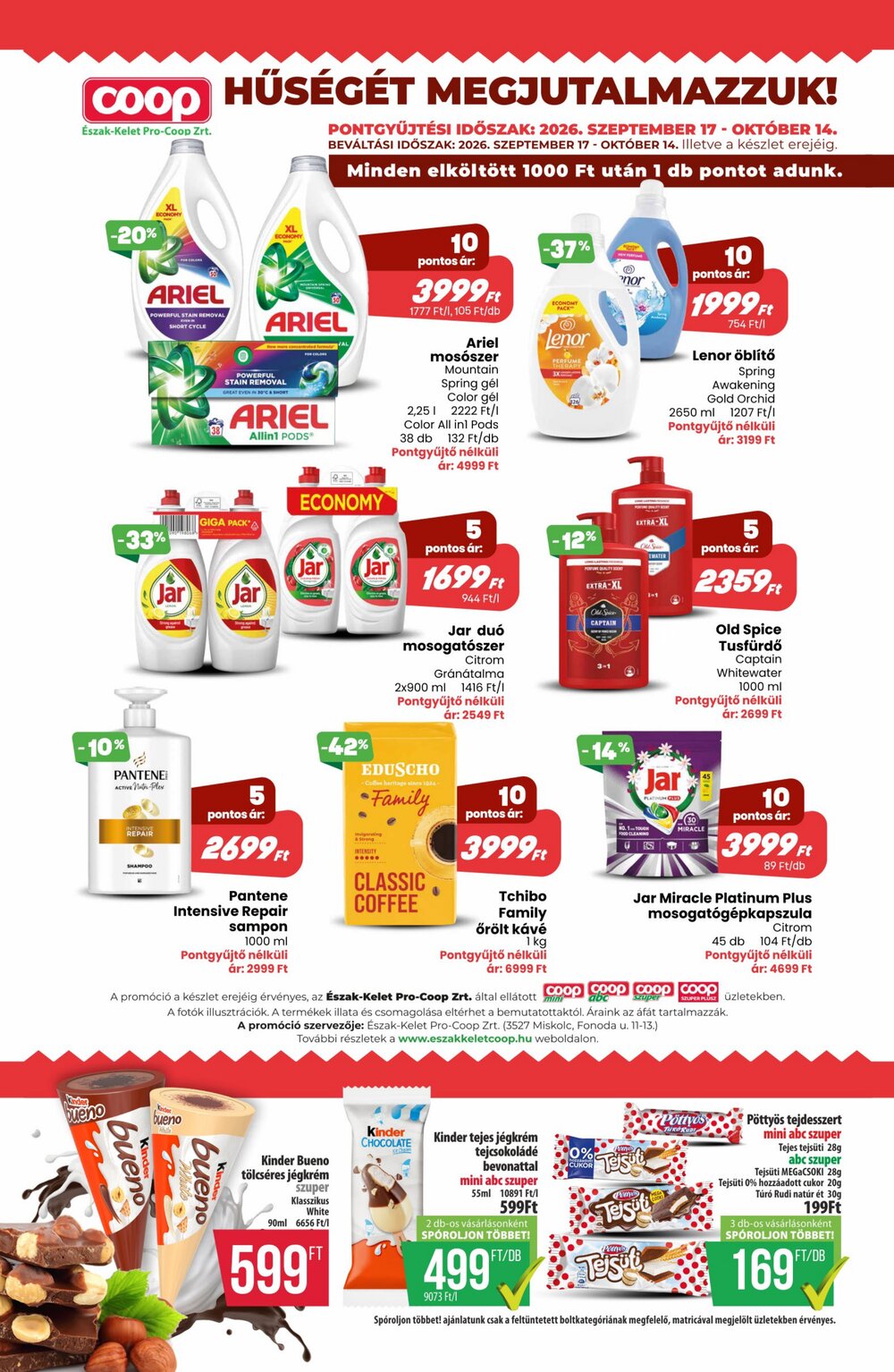 Coop akciós újság 2026.09.17-től - 10. oldal.