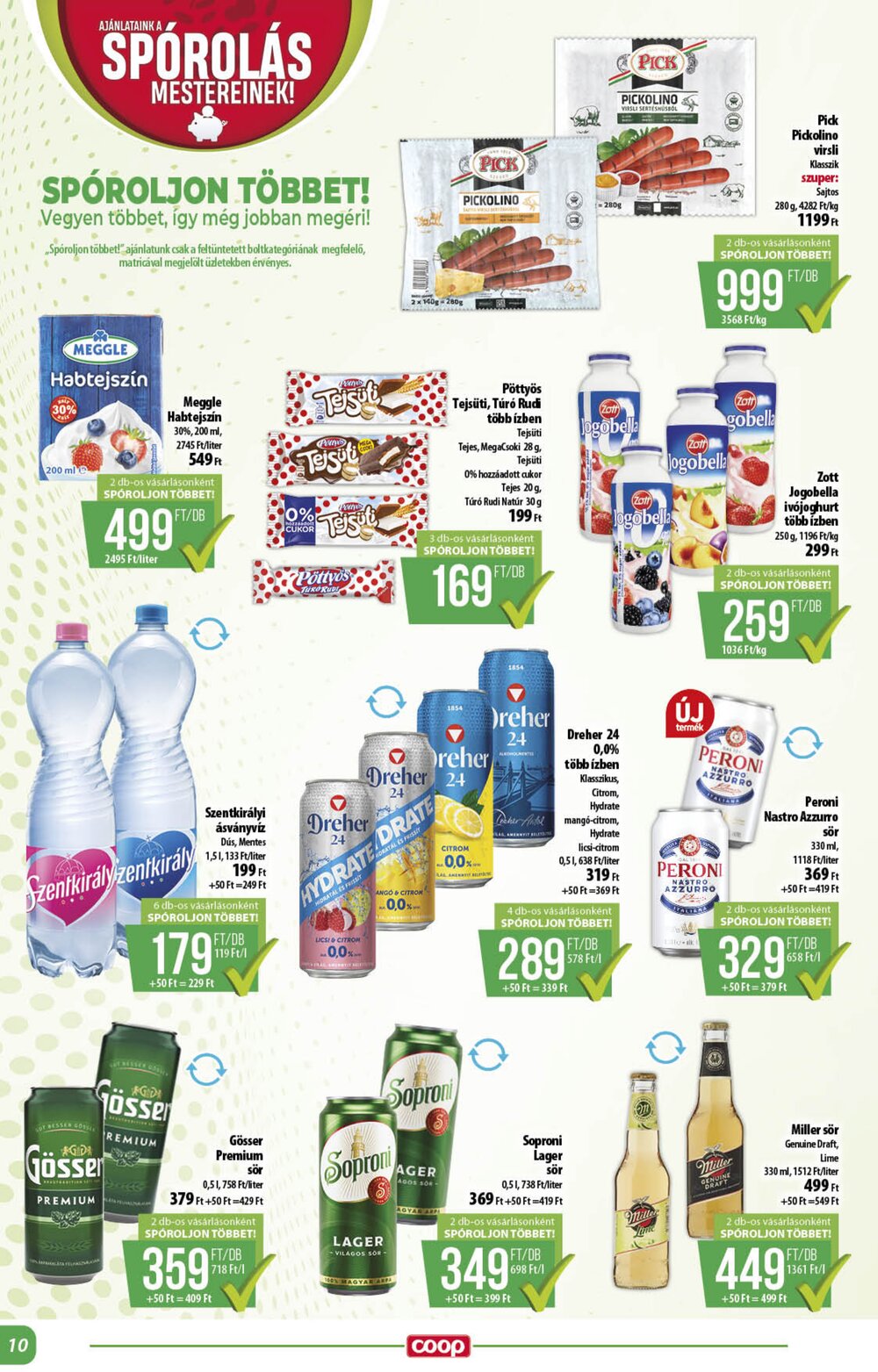 Coop akciós újság 2026.09.17-től - 10. oldal.