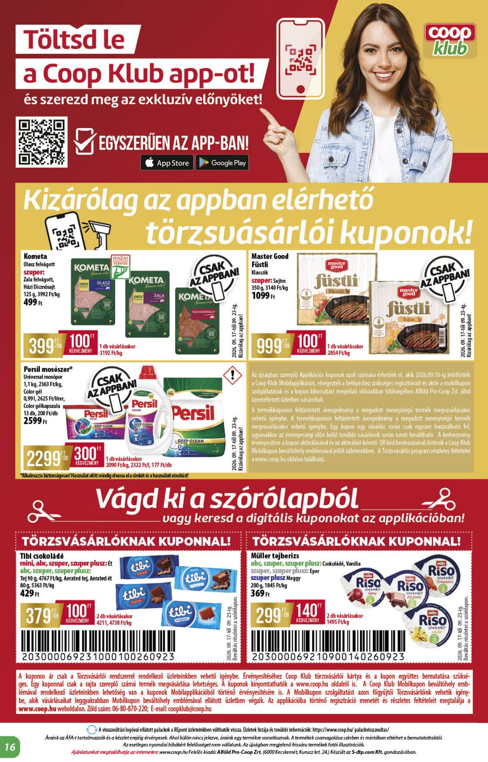Coop akciós újság 2026.09.17-től - 16. oldal.