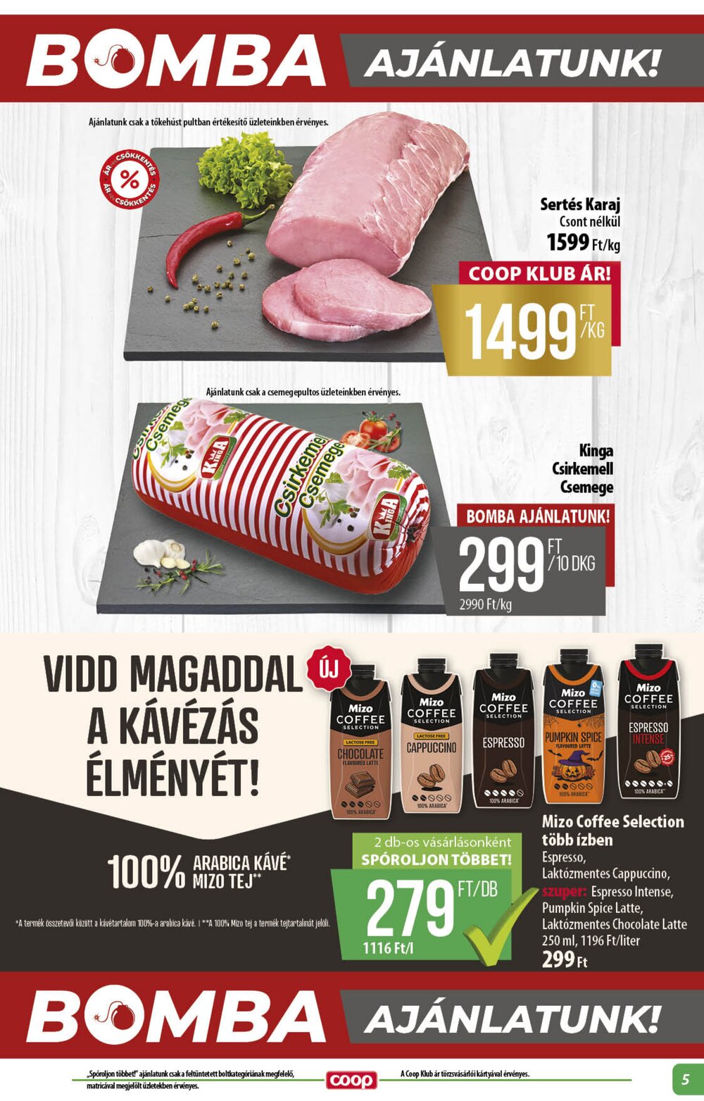 Coop akciós újság 2026.09.17-től - 5. oldal.