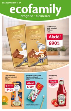 EcoFamily akciós újság 2026.09.17-től