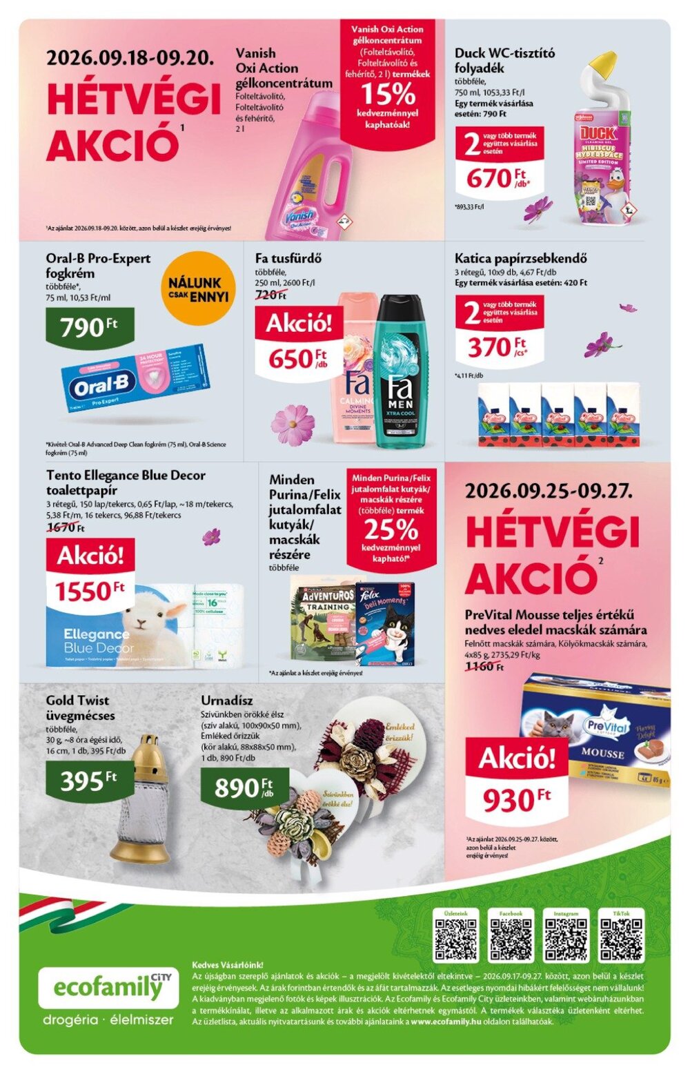 EcoFamily akciós újság 2026.09.17-től - 4. oldal.