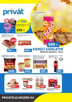 Privát akciós újság 2026.09.17-től
