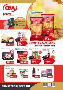 Privát akciós újság 2026.09.17-től