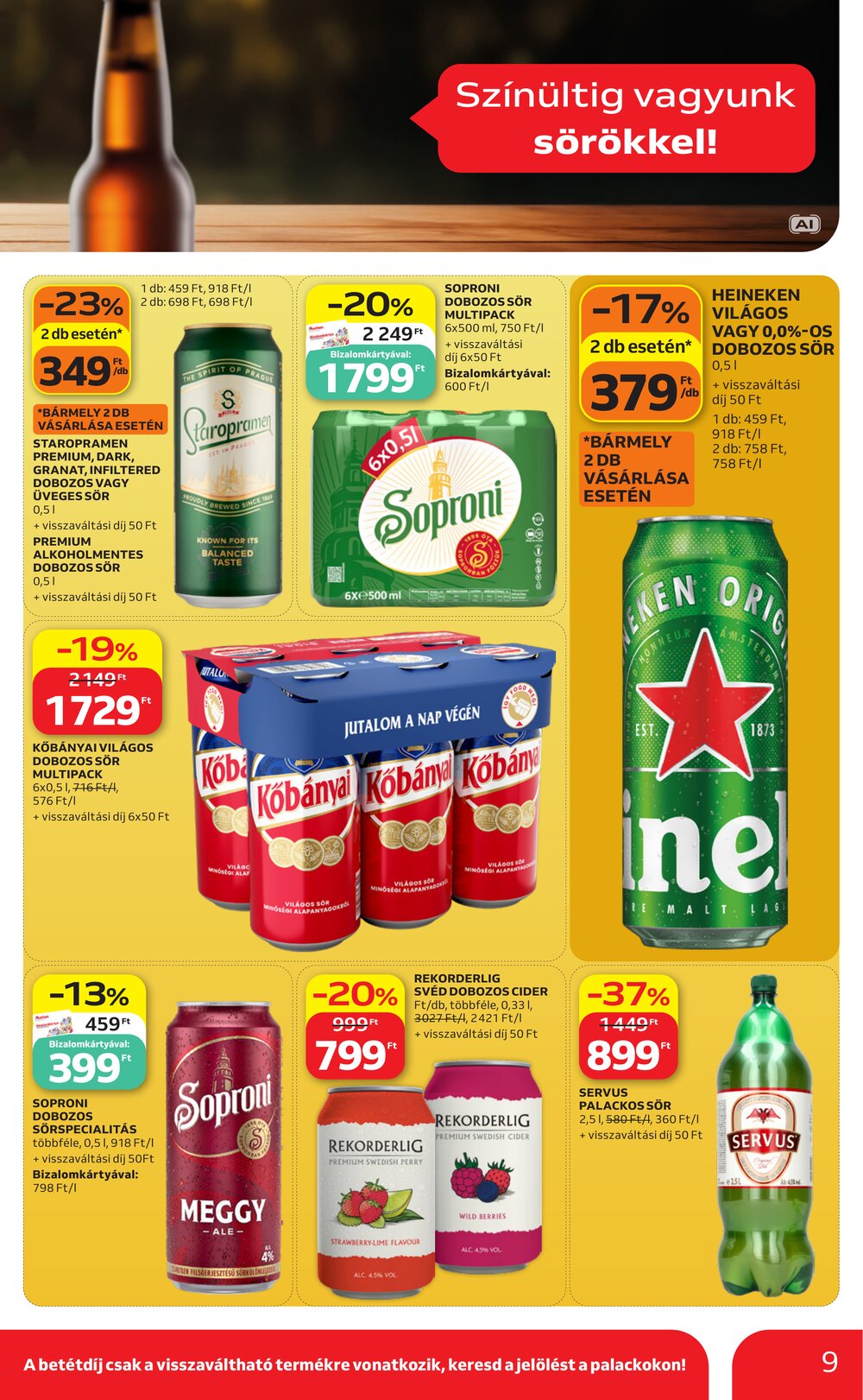 Auchan akciós újság 2026.09.17-től - 9. oldal.