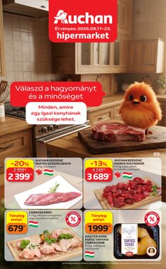 Auchan akciós újság 2026.09.17-től