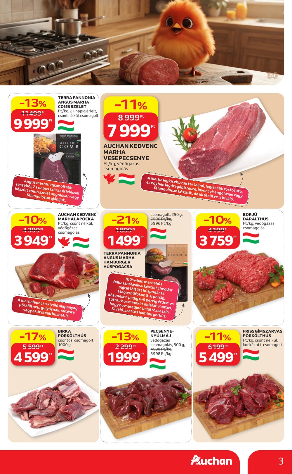 Auchan akciós újság 2026.09.17-től - 3. oldal.