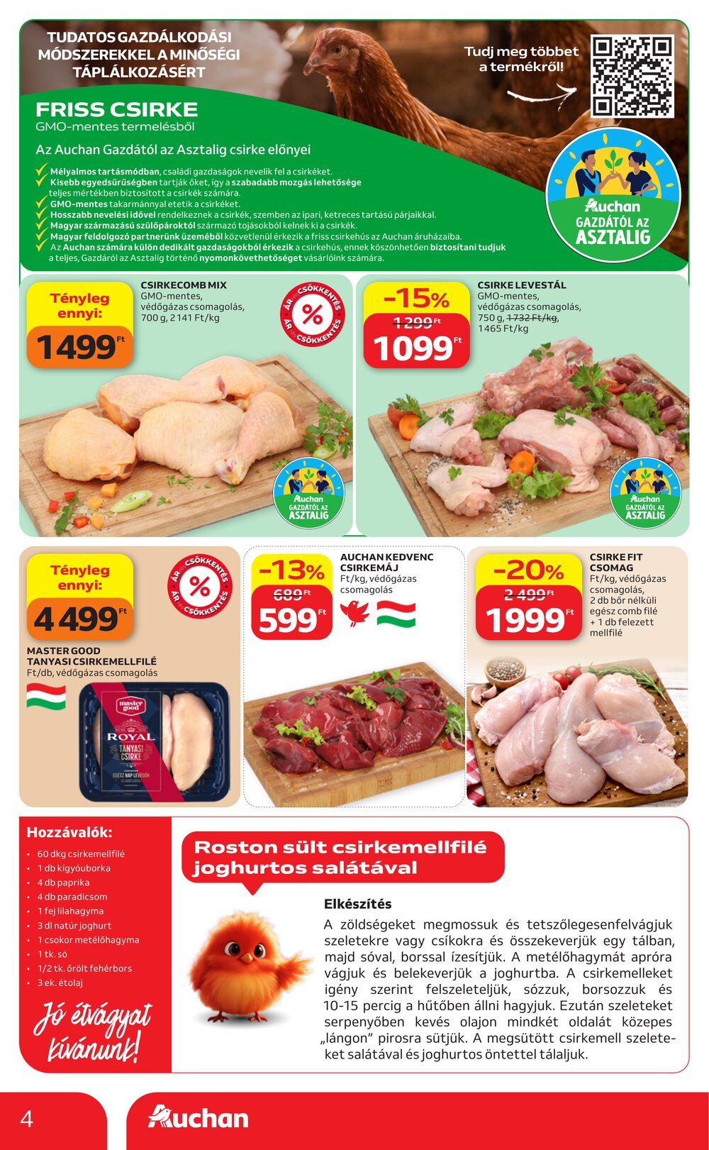 Auchan akciós újság 2026.09.17-től - 4. oldal.