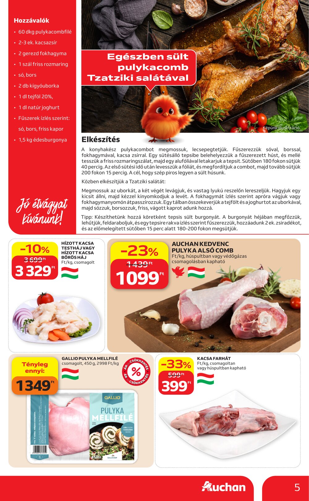 Auchan akciós újság 2026.09.17-től - 5. oldal.