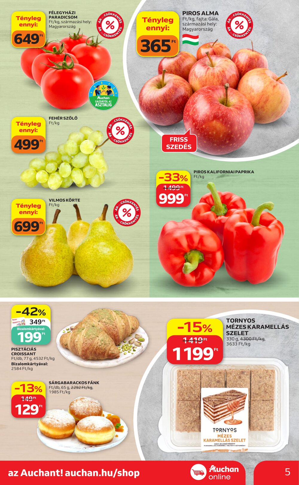 Auchan akciós újság 2026.09.17-től - 5. oldal.