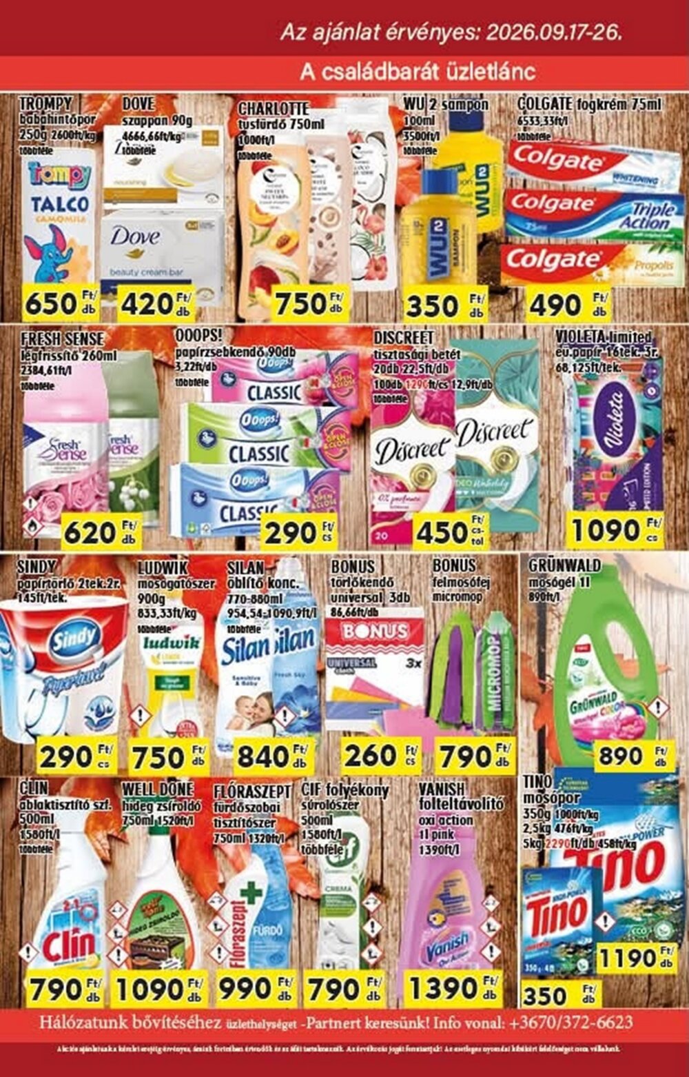 Family Market akciós újság 2026.09.17-től - 2. oldal.