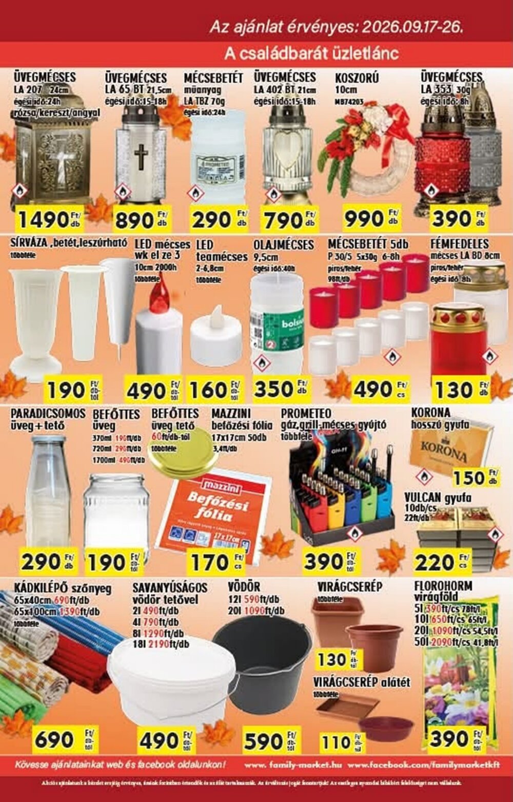 Family Market akciós újság 2026.09.17-től - 3. oldal.