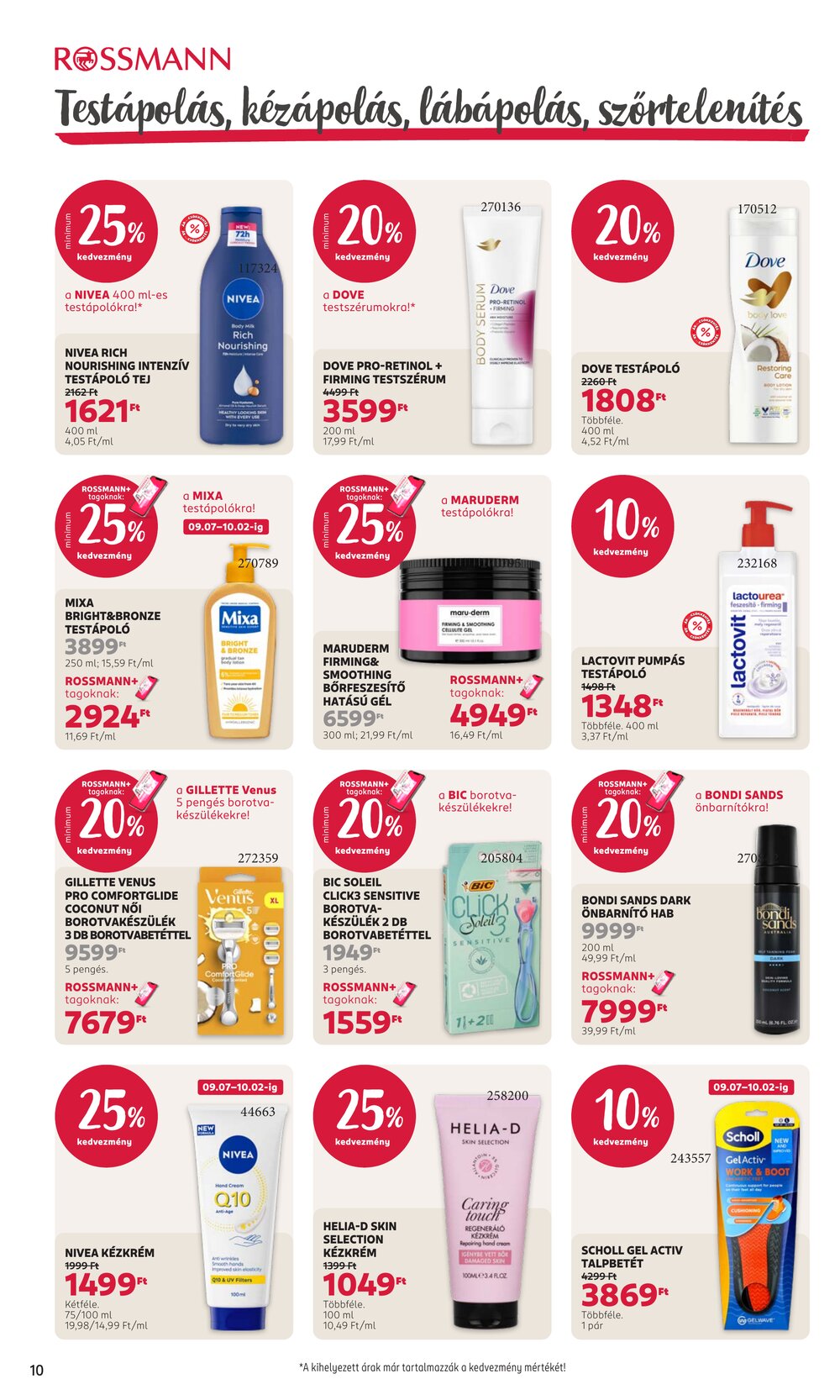 Rossmann akciós újság 2026.09.21-től - 12. oldal.