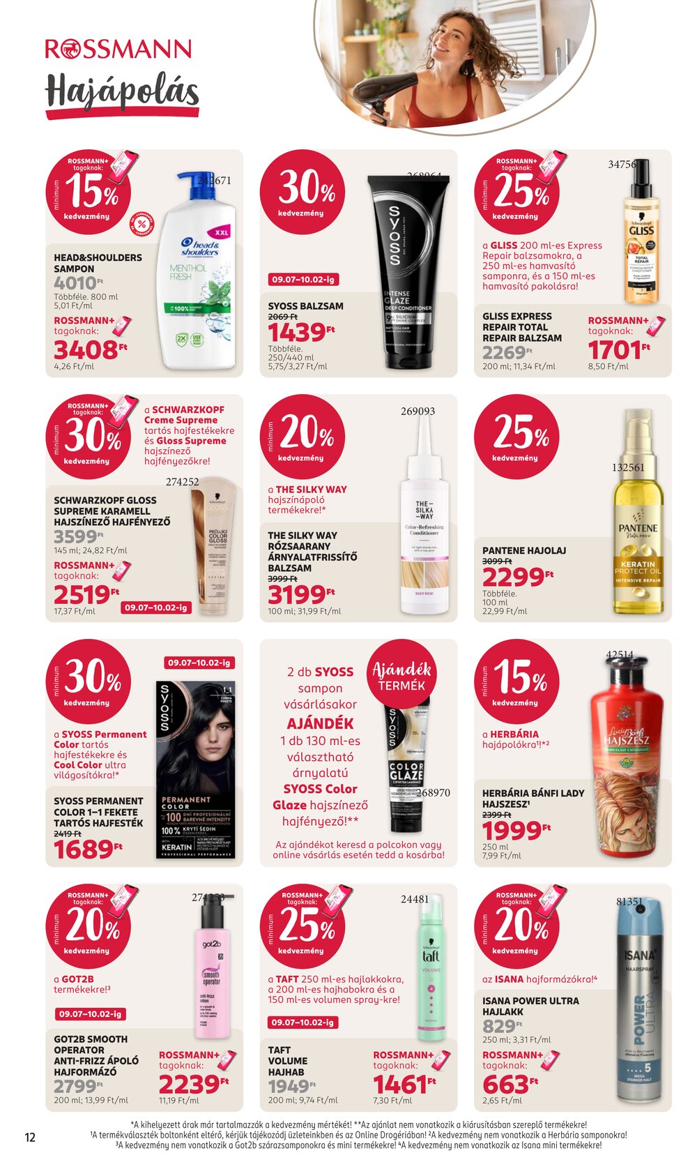 Rossmann akciós újság 2026.09.21-től - 14. oldal.