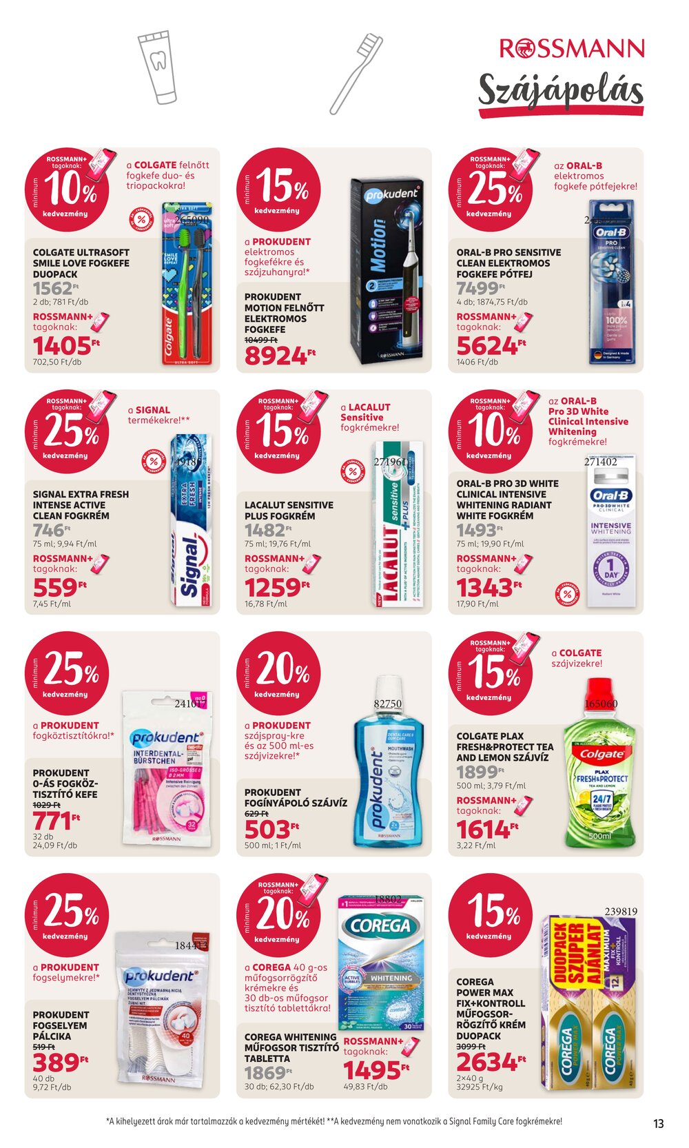 Rossmann akciós újság 2026.09.21-től - 15. oldal.