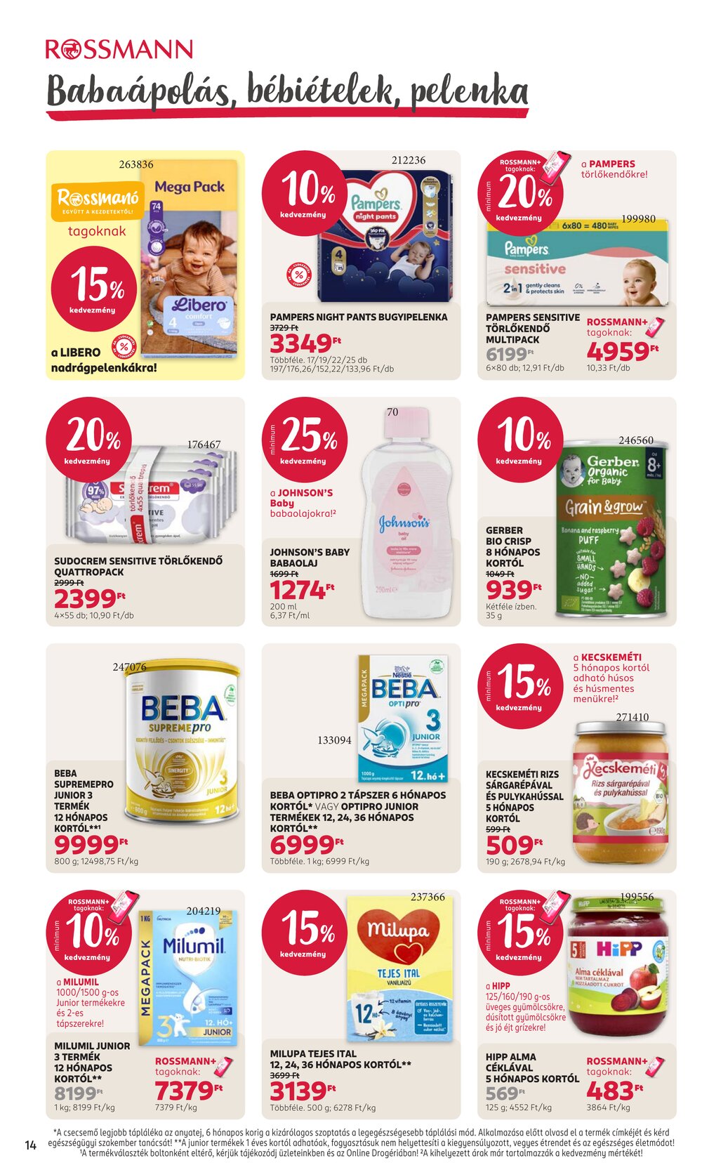 Rossmann akciós újság 2026.09.21-től - 16. oldal.