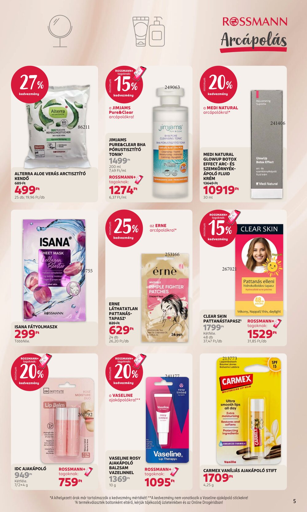 Rossmann akciós újság 2026.09.21-től - 5. oldal.