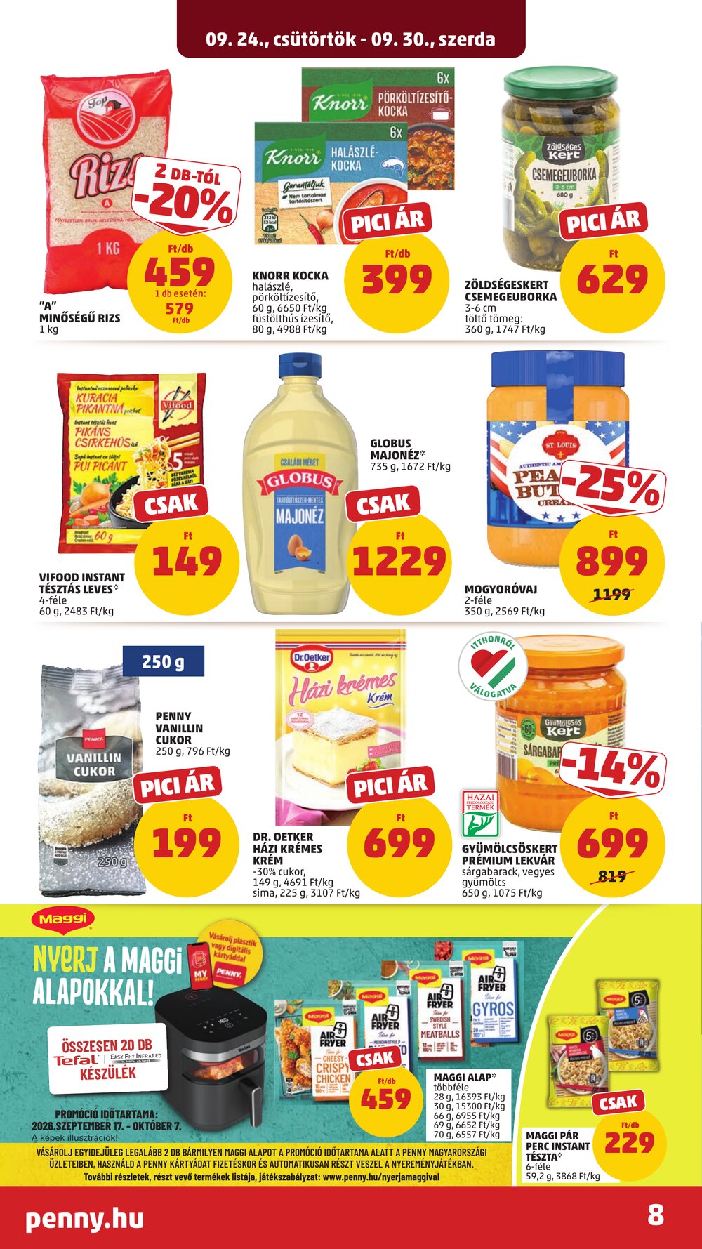Penny Market akciós újság 2026.09.24-től - 12. oldal.