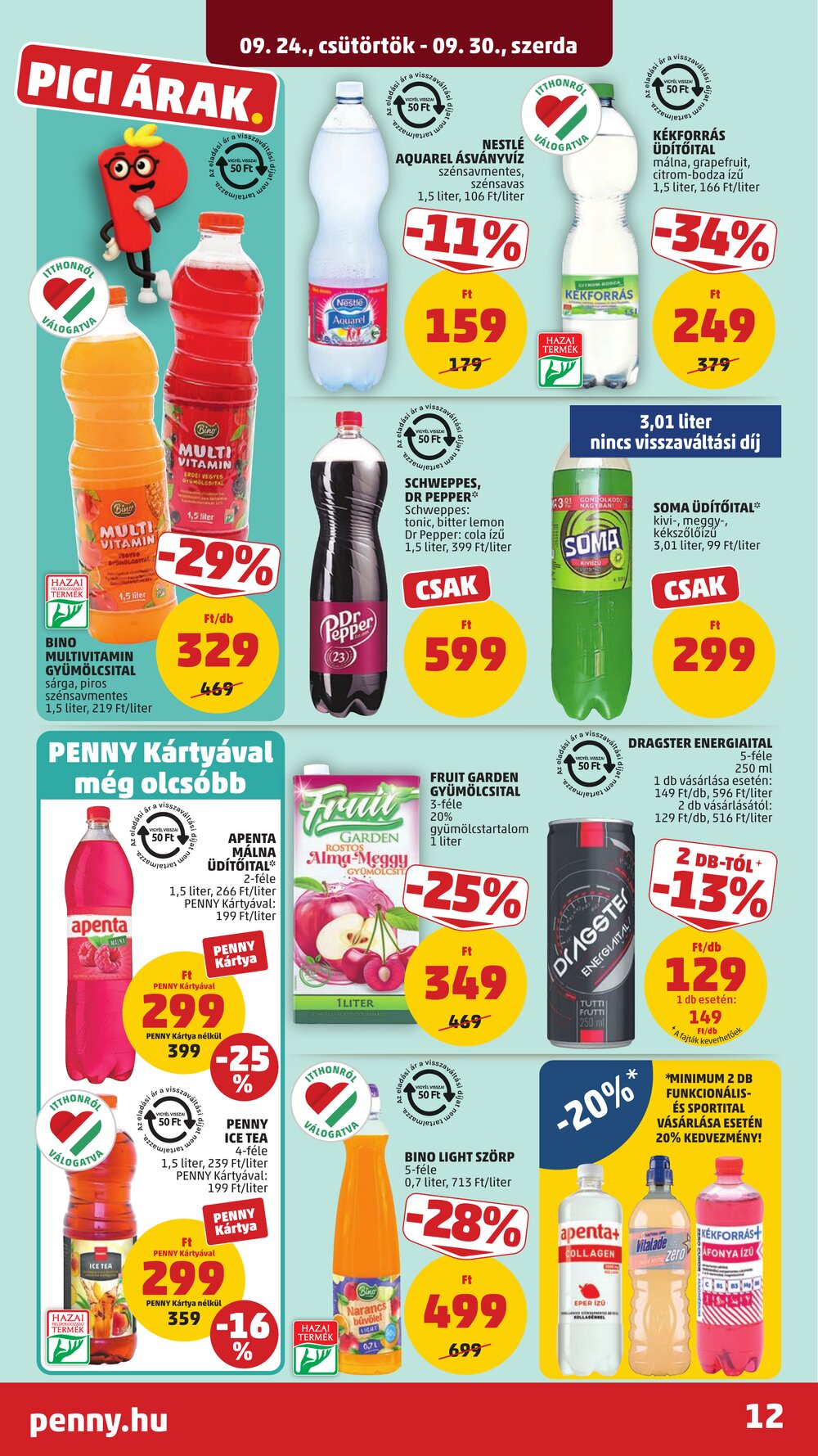 Penny Market akciós újság 2026.09.24-től - 16. oldal.