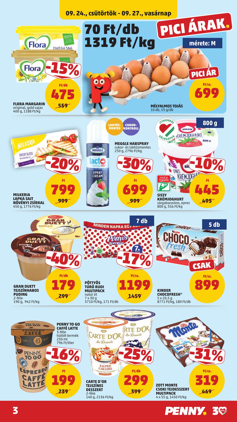 Penny Market akciós újság 2026.09.24-től - 3. oldal.