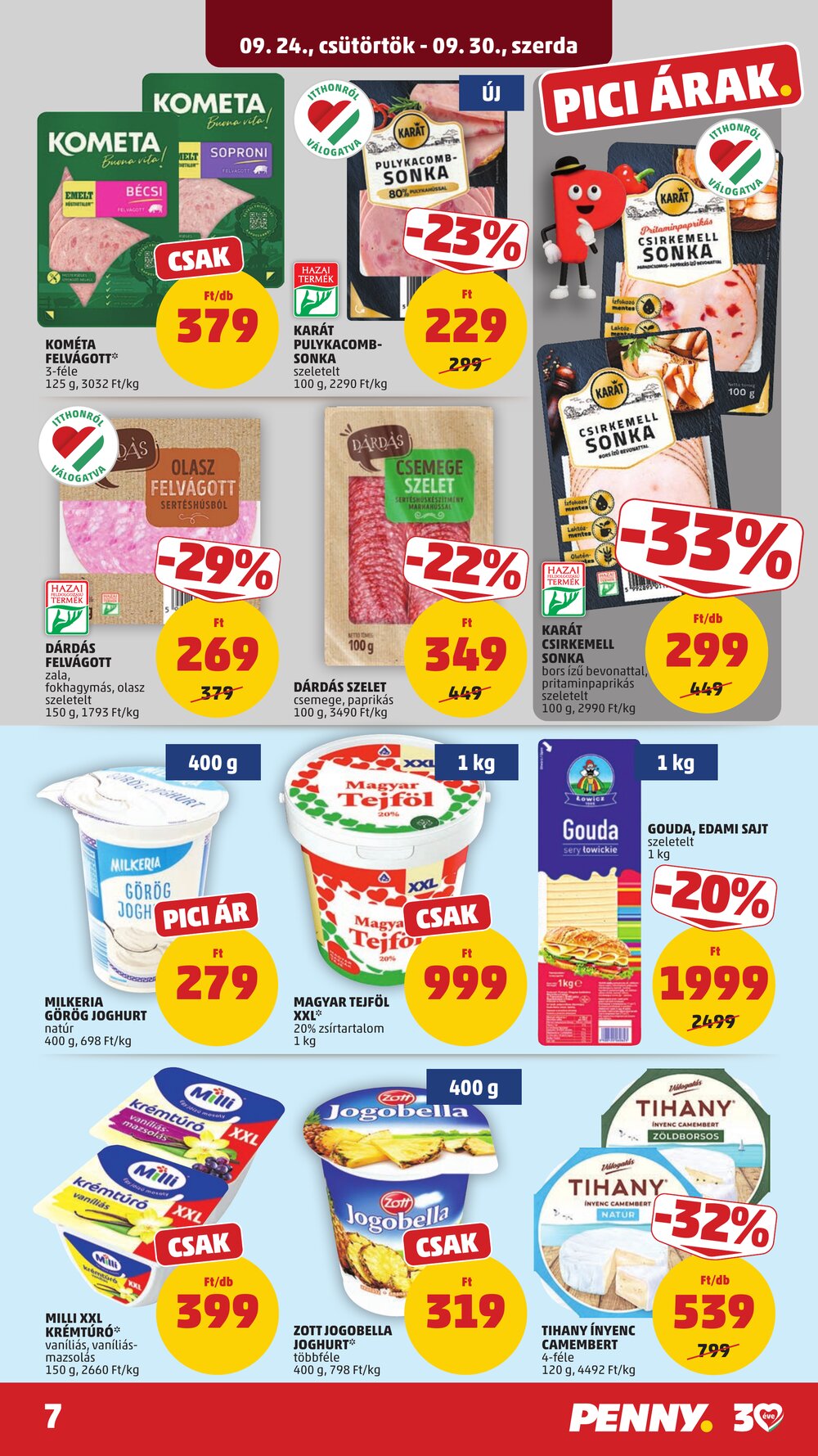 Penny Market akciós újság 2026.09.24-től - 9. oldal.